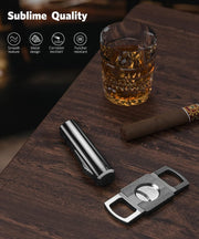 Cigar Torch Lighter and Cutter Set