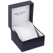 Nautica Men's Classic 44mm Silver Dial Stainless Steel Watch - A27525G