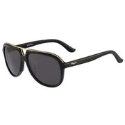 Salvatore Ferragamo Men's Black/Grey 57mm Sunglasses - SF730S-001