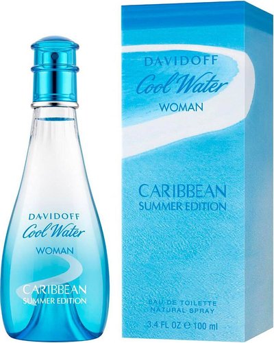 Davidoff Cool Water Woman Caribbean Summer Edition Eau De Toilette - 100ml