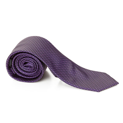 Purple Pin Dotted Tie